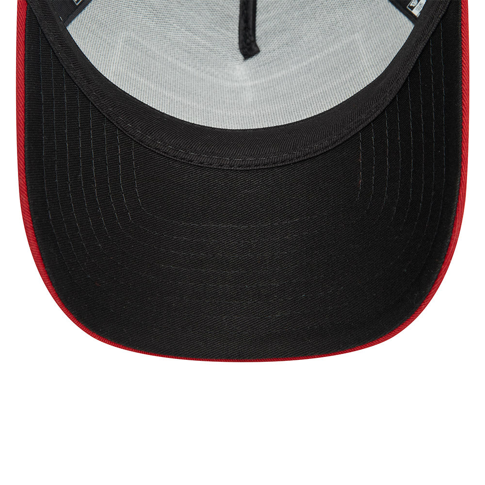 9FORTY E-Frame Trucker Graphic Patch Moto Guzzi Black Scarlet Snapback