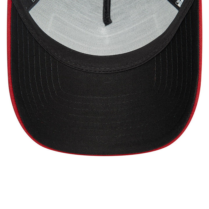 9FORTY E-Frame Trucker Graphic Patch Moto Guzzi Black Scarlet Snapback