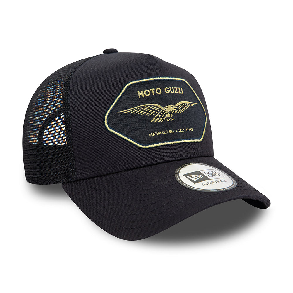 9FORTY E-Frame Trucker Graphic Patch Moto Guzzi Navy Snapback