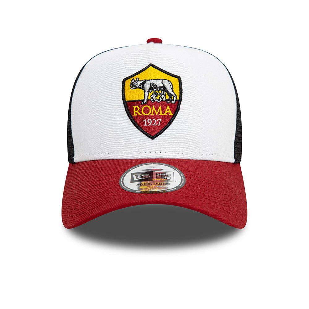 9FORTY E-Frame Trucker AS Roma White Red Snapback