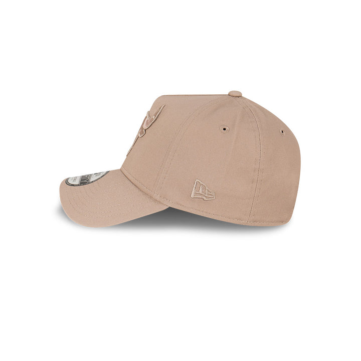 9FORTY A-Frame Chicago Bulls Tonal Emboss Ash Brown Snapback
