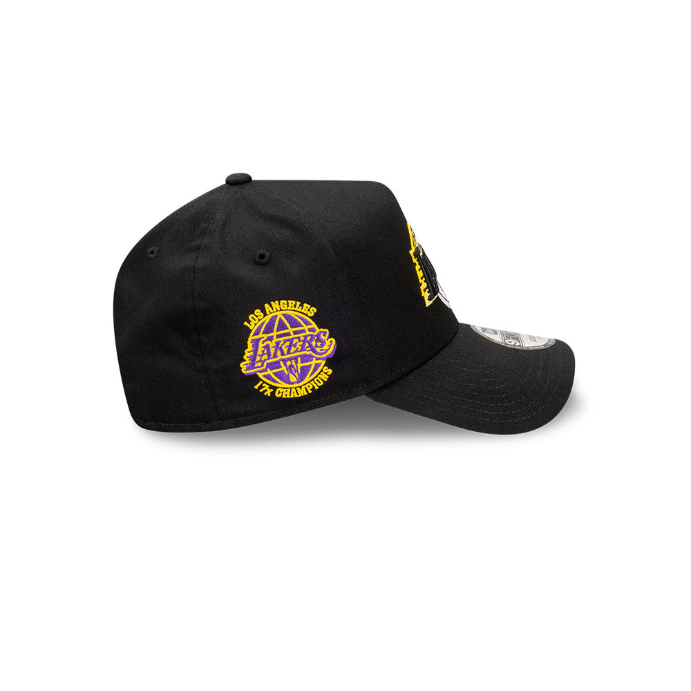 9FORTY A-Frame Los Angeles Lakers NBA Gradient Black Snapback