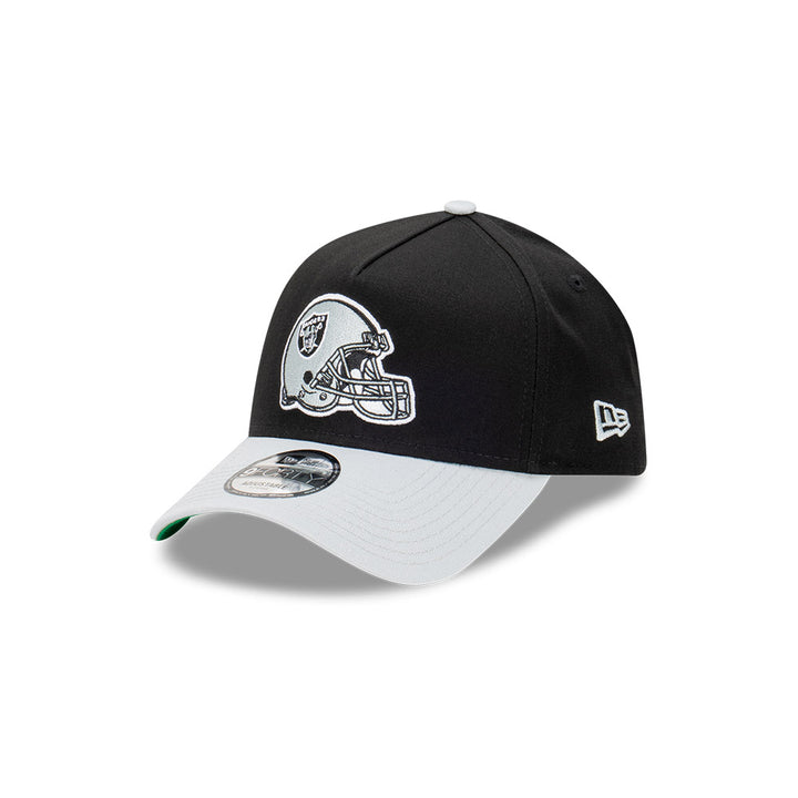 9FORTY A-Frame Oakland Raiders NFL Rivalry Black Gray Snapback