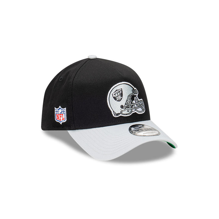 9FORTY A-Frame Oakland Raiders NFL Rivalry Black Gray Snapback 