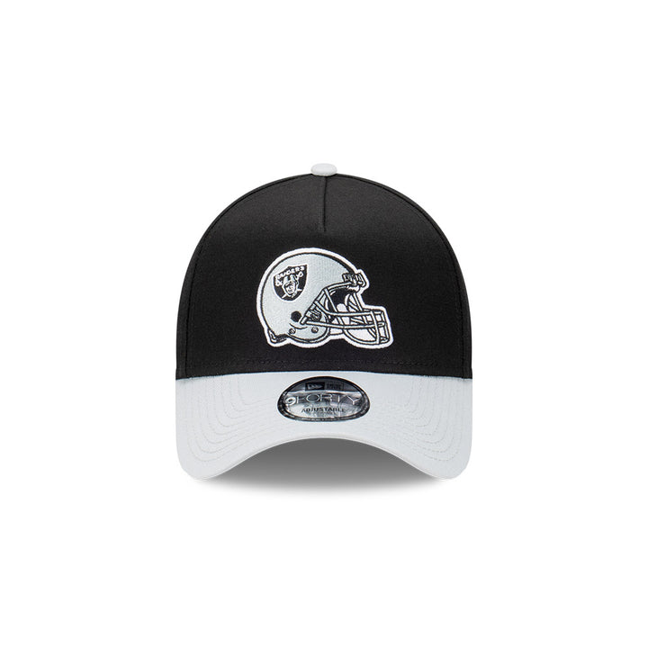 9FORTY A-Frame Oakland Raiders NFL Rivalry Black Gray Snapback
