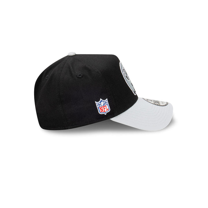 9FORTY A-Frame Oakland Raiders NFL Rivalry Black Gray Snapback