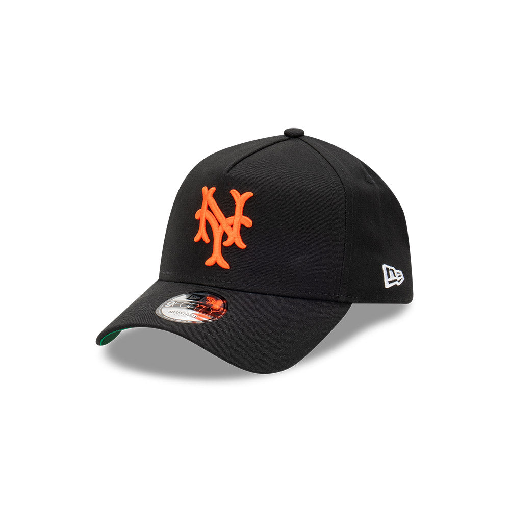 9FORTY A-Frame New York Mets Cooperstown Black Snapback