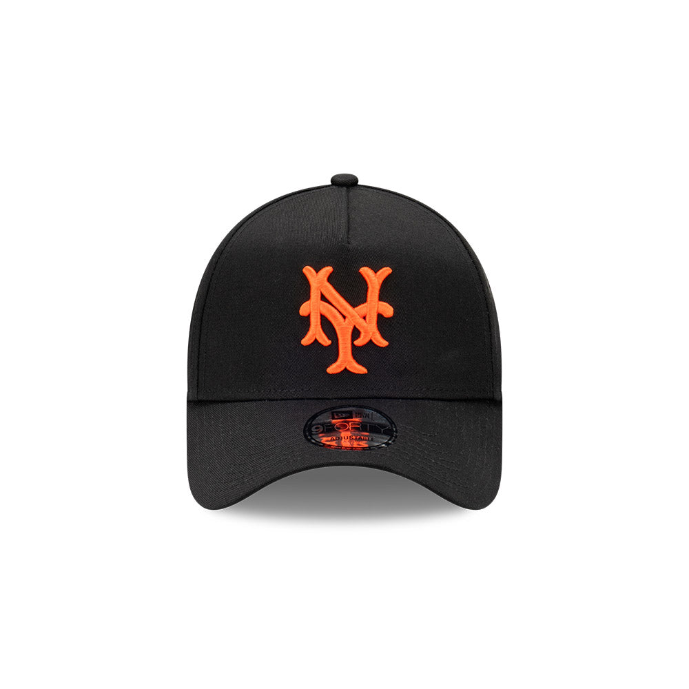 9FORTY A-Frame New York Mets Cooperstown Black Snapback