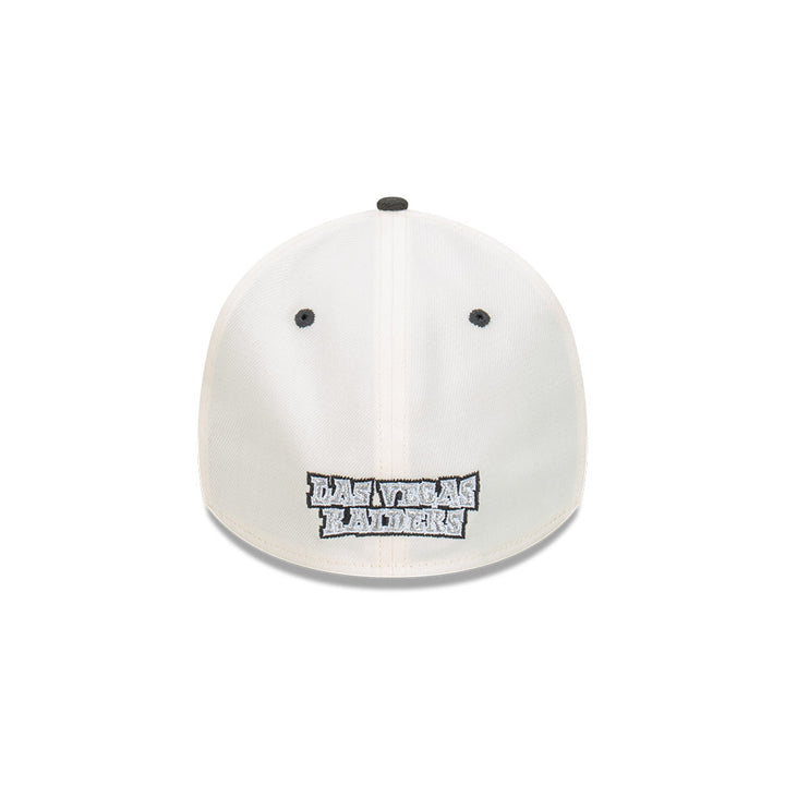 39THIRTY A-Frame Las Vegas Raiders 2-Tone Black Visor Chrome White Fitted
