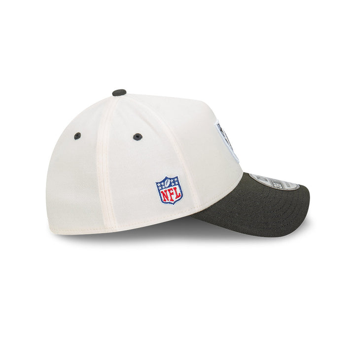 39THIRTY A-Frame Las Vegas Raiders 2-Tone Black Visor Chrome White Fitted