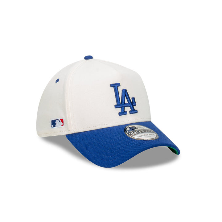 39THIRTY A-Frame Los Angeles Dodgers 2-Tone Dark Royal Visor Chrome White Fitted