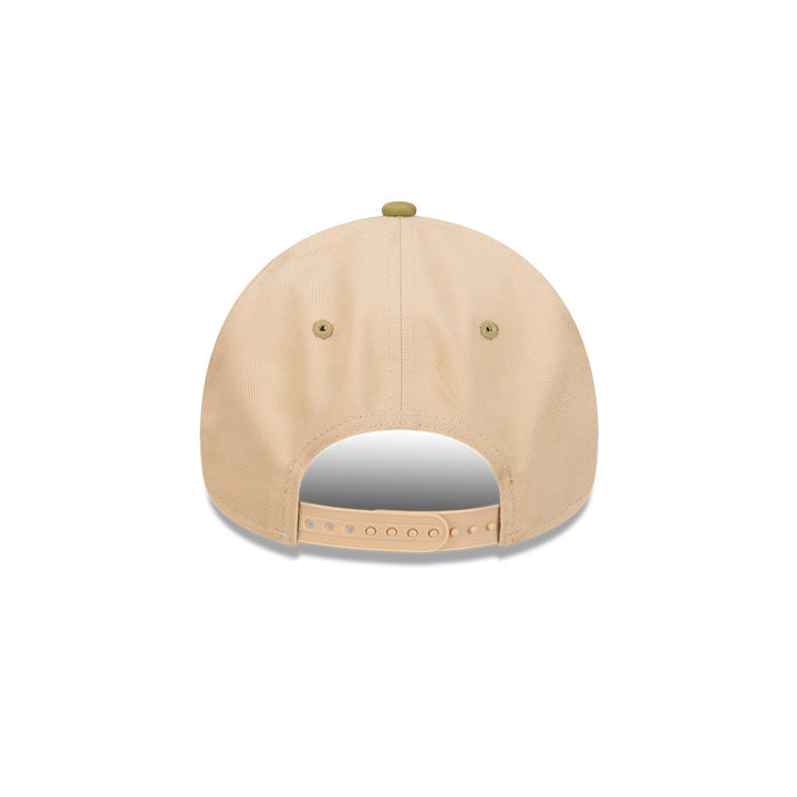 9FORTY A-Frame Boston Red Sox Beansprout 2-Tone Moss Green Visor Oat Milk Snapback