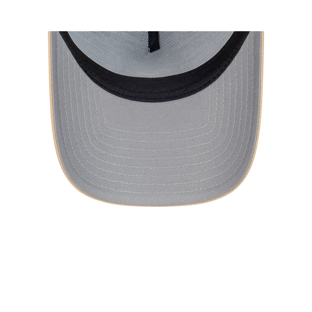 9FORTY A-Frame Los Angeles Dodgers Blueberry Cream 2-Tone Oat Milk Visor Iris Flower Snapback