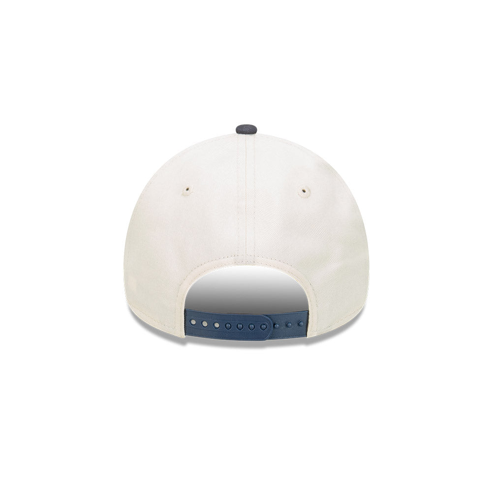 9FORTY A-Frame New York Yankees Chrome Script 2-Tone Navy Chrome White