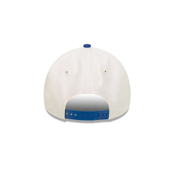 9FORTY A-Frame Los Angeles Dodgers Chrome Script 2-Tone Dark Royal Chrome White