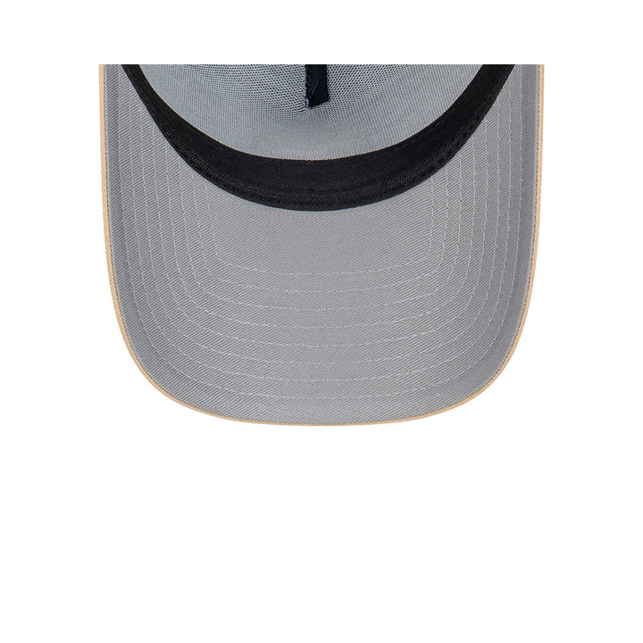 9FORTY A-Frame New York Yankees Blueberry Cream 2-Tone Oat Milk Visor Iris Flower Snapback