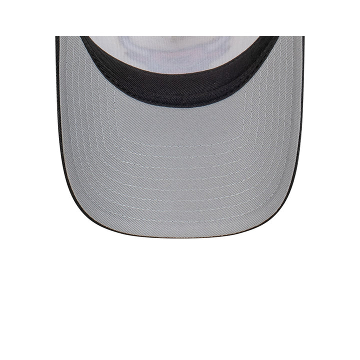 9FORTY A-Frame Chicago Bulls Chrome OTC Chainstitch 2-Tone Navy Visor White Snapback