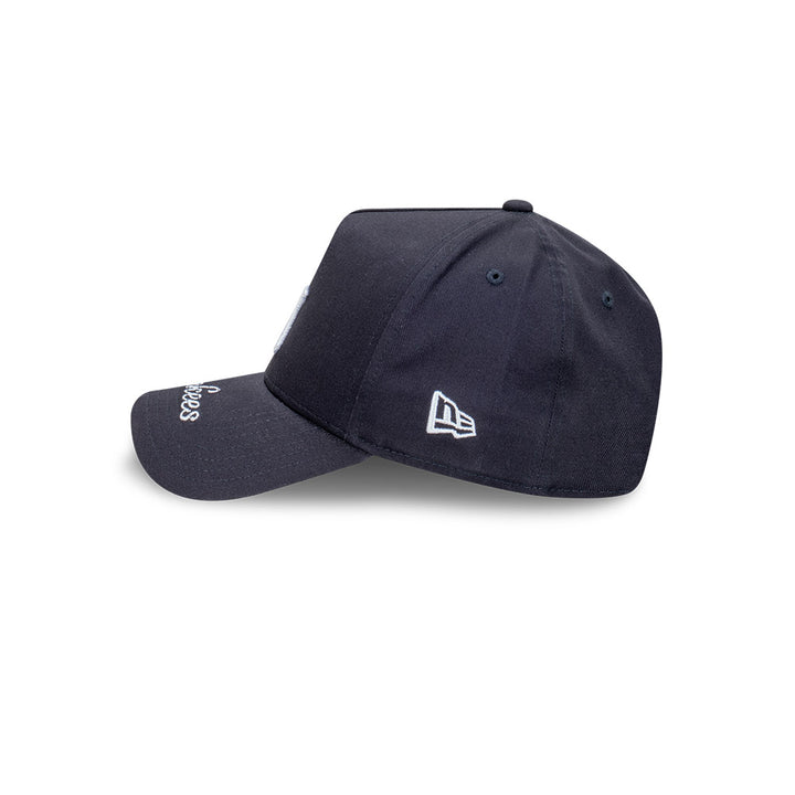 9FORTY A-Frame New York Yankees Team Visor Hit Navy Snapback