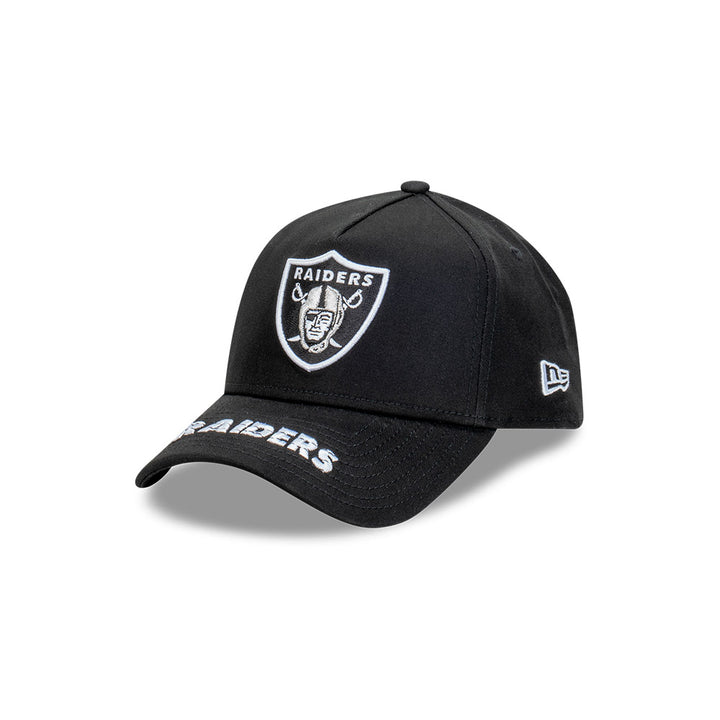 9FORTY A-Frame Las Vegas Raiders Team Visor Hit Black Snapback