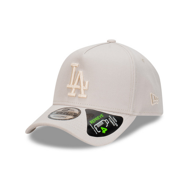 9FORTY A-Frame Los Angeles Dodgers Repreve® Stone Ivory Stone Snapback