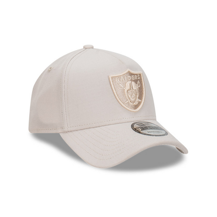 9FORTY A-Frame Las Vegas Raiders Repreve® Stone Ivory Stone Snapback