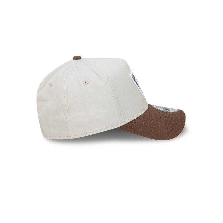 9FORTY A-Frame Las Vegas Raiders 2-Tone Vintage Stone Walnut Snapback