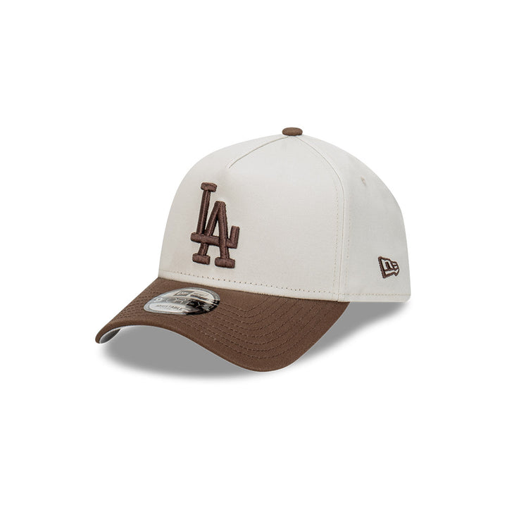 9FORTY A-Frame Los Angeles Dodgers 2-Tone Vintage Stone Walnut Snapback
