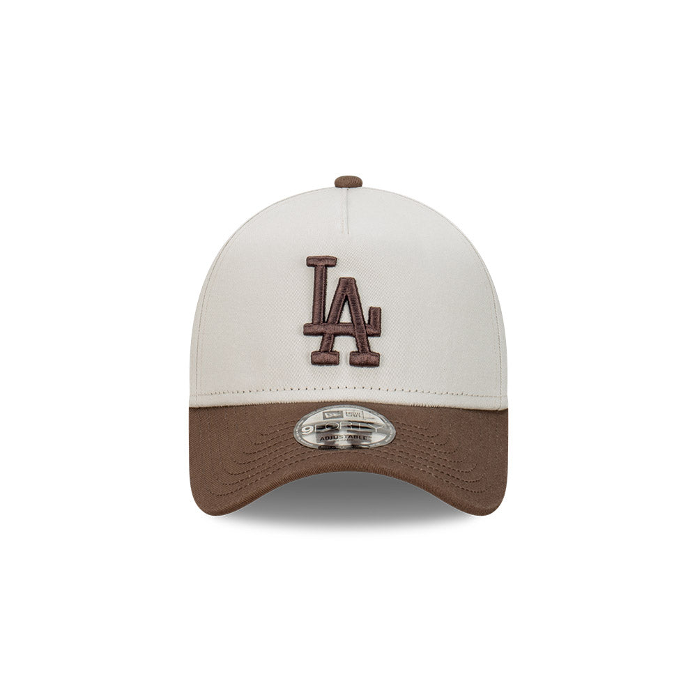 9FORTY A-Frame Los Angeles Dodgers 2-Tone Vintage Stone Walnut Snapback