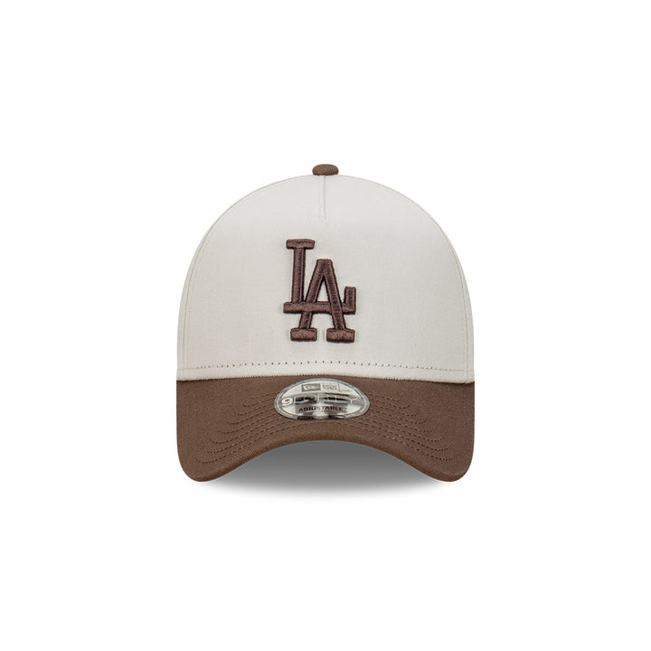 9FORTY A-Frame Los Angeles Dodgers 2-Tone Vintage Stone Walnut Snapback