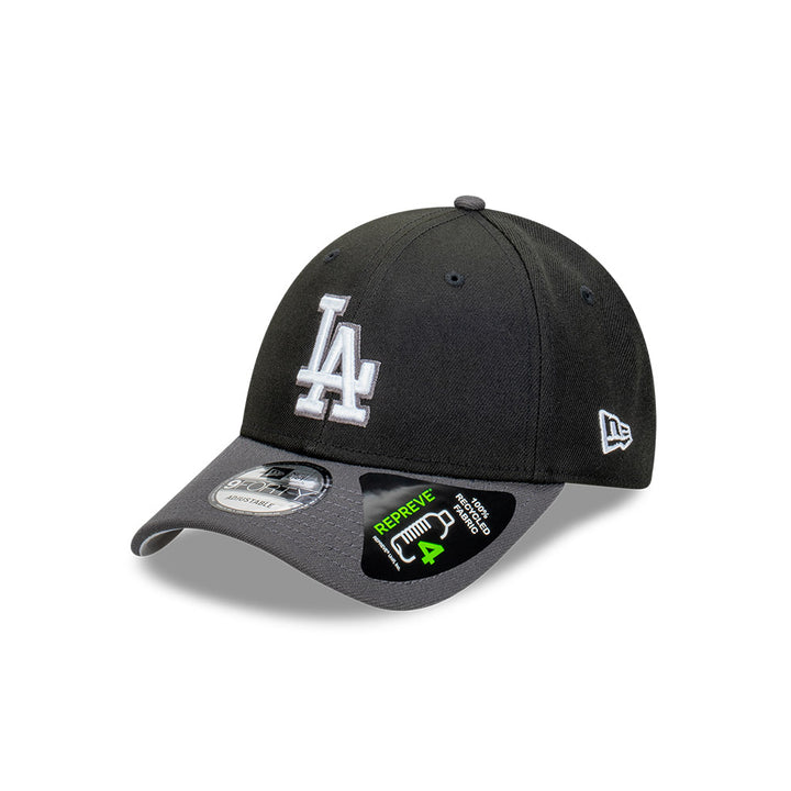 9FORTY Los Angeles Dodgers Repreve® 2-Tone Graphite Visor Black Adjustable