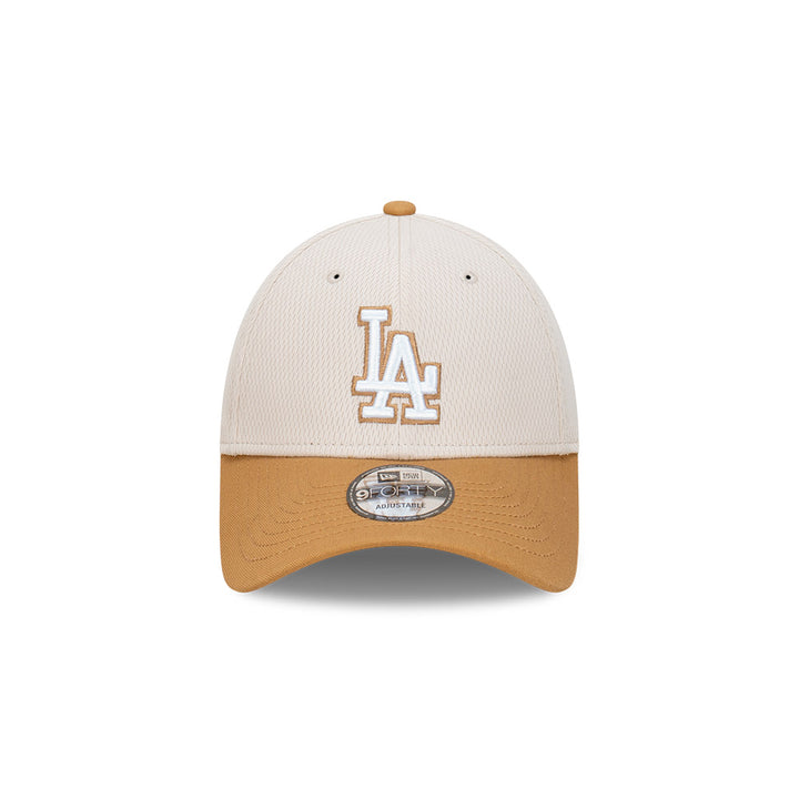9FORTY Los Angeles Dodgers Dashmark 2-Tone Wheat Visor Stone Adjustable