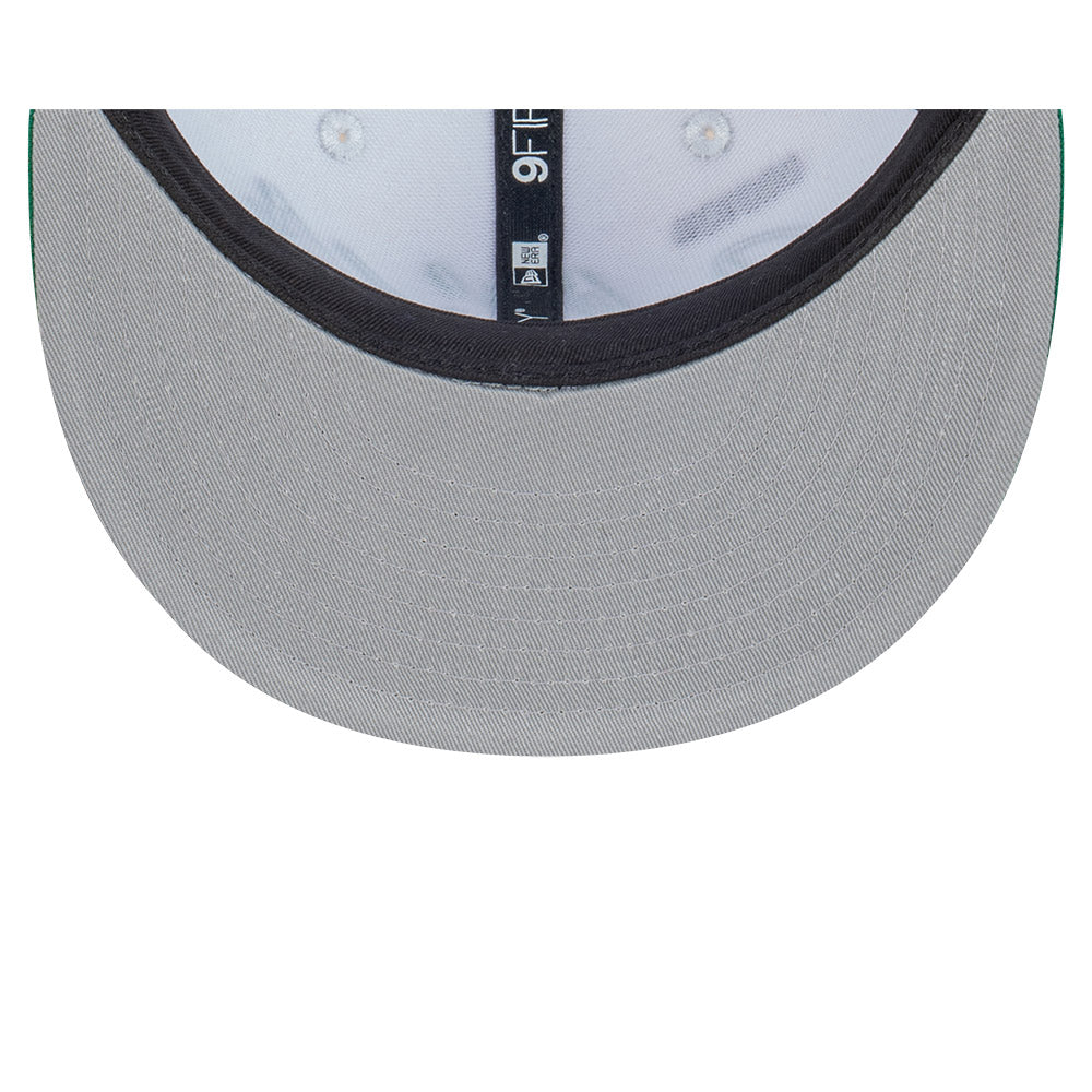 9FIFTY Boston Celtics NBA Vintage Script 2-Tone Optic White Snapback