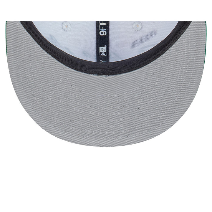 9FIFTY Boston Celtics NBA Vintage Script 2-Tone Optic White Snapback