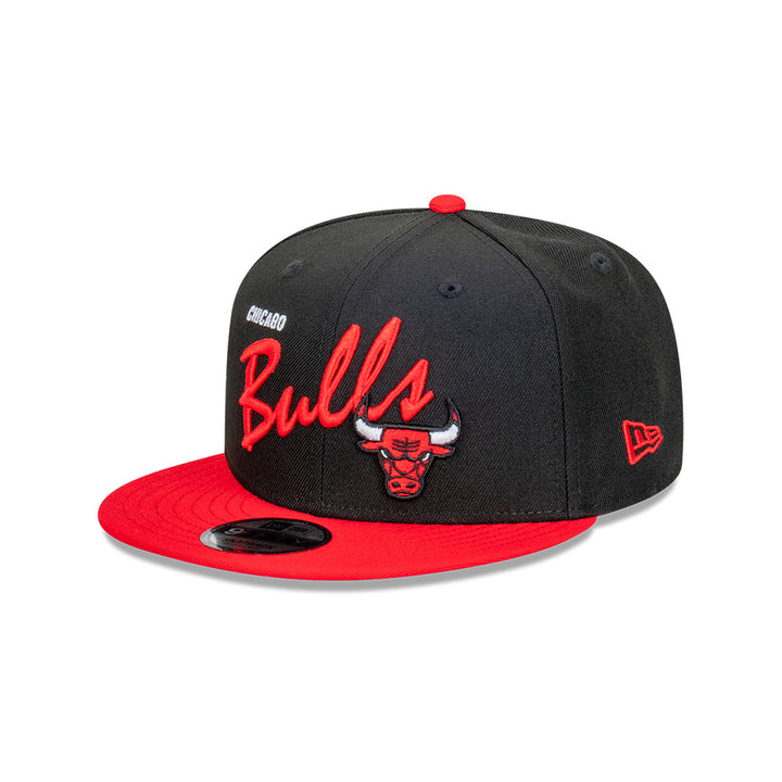 9FIFTY Chicago Bulls NBA Vintage Script 2-Tone Black Snapback