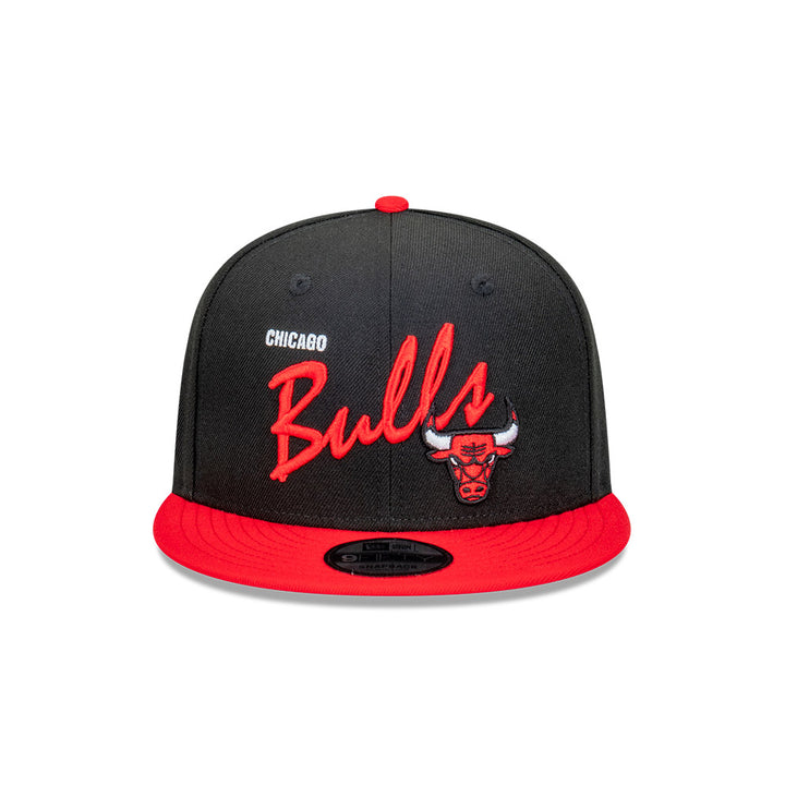9FIFTY Chicago Bulls NBA Vintage Script 2-Tone Black Snapback