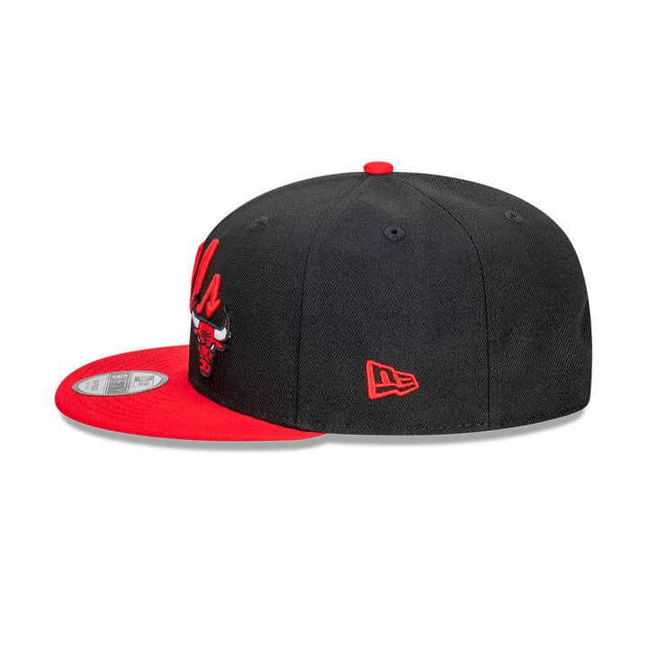 9FIFTY Chicago Bulls NBA Vintage Script 2-Tone Black Snapback