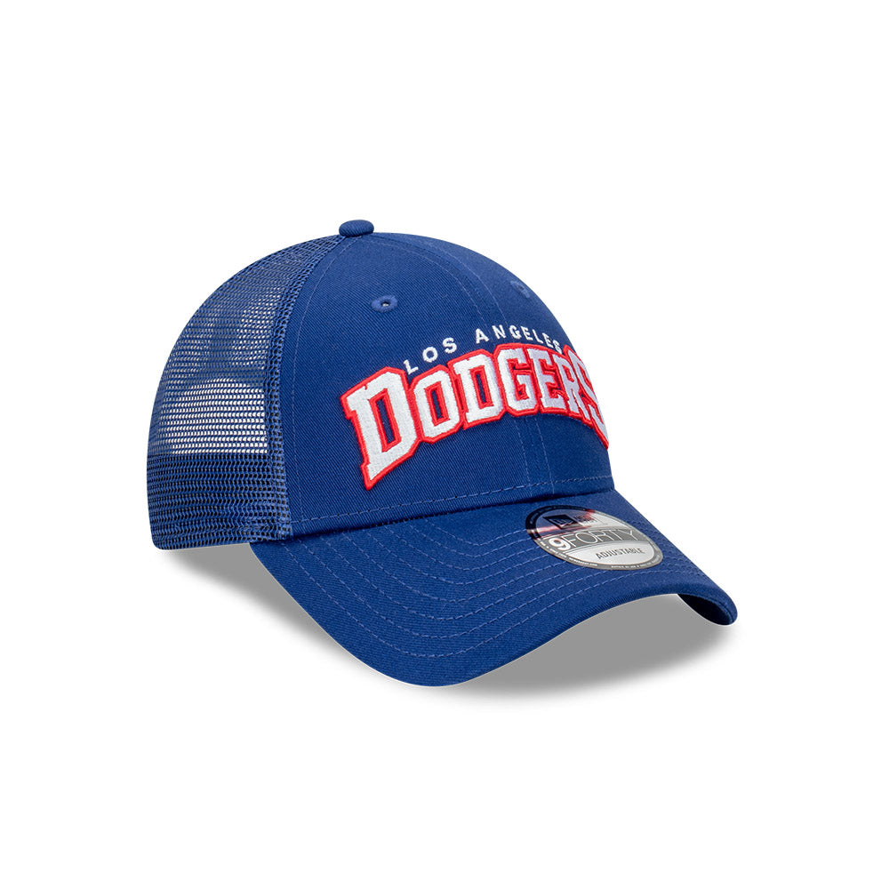 9FORTY Trucker Los Angeles Dodgers Arch Dark Royal Snapback