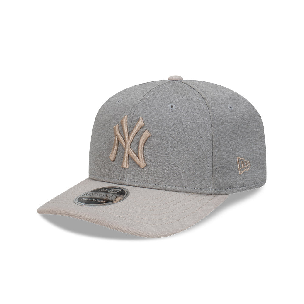 9SEVENTY New York Yankees Shadow Tech 2-Tone Stone Visor Gray Snapback