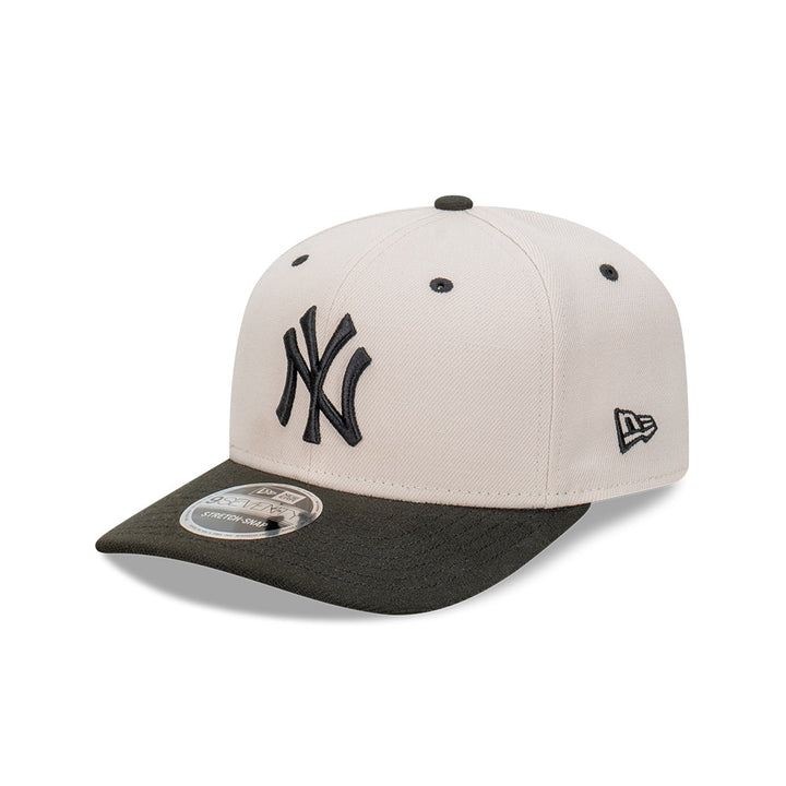 9SEVENTY New York Yankees Stone Black 2-Tone Stretch Snapback