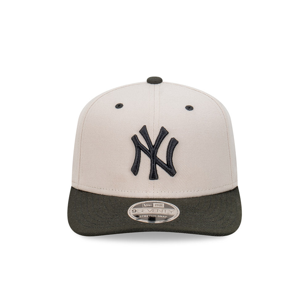 9SEVENTY New York Yankees Stone Black 2-Tone Stretch Snapback