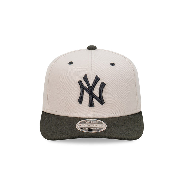 9SEVENTY New York Yankees Stone Black 2-Tone Stretch Snapback
