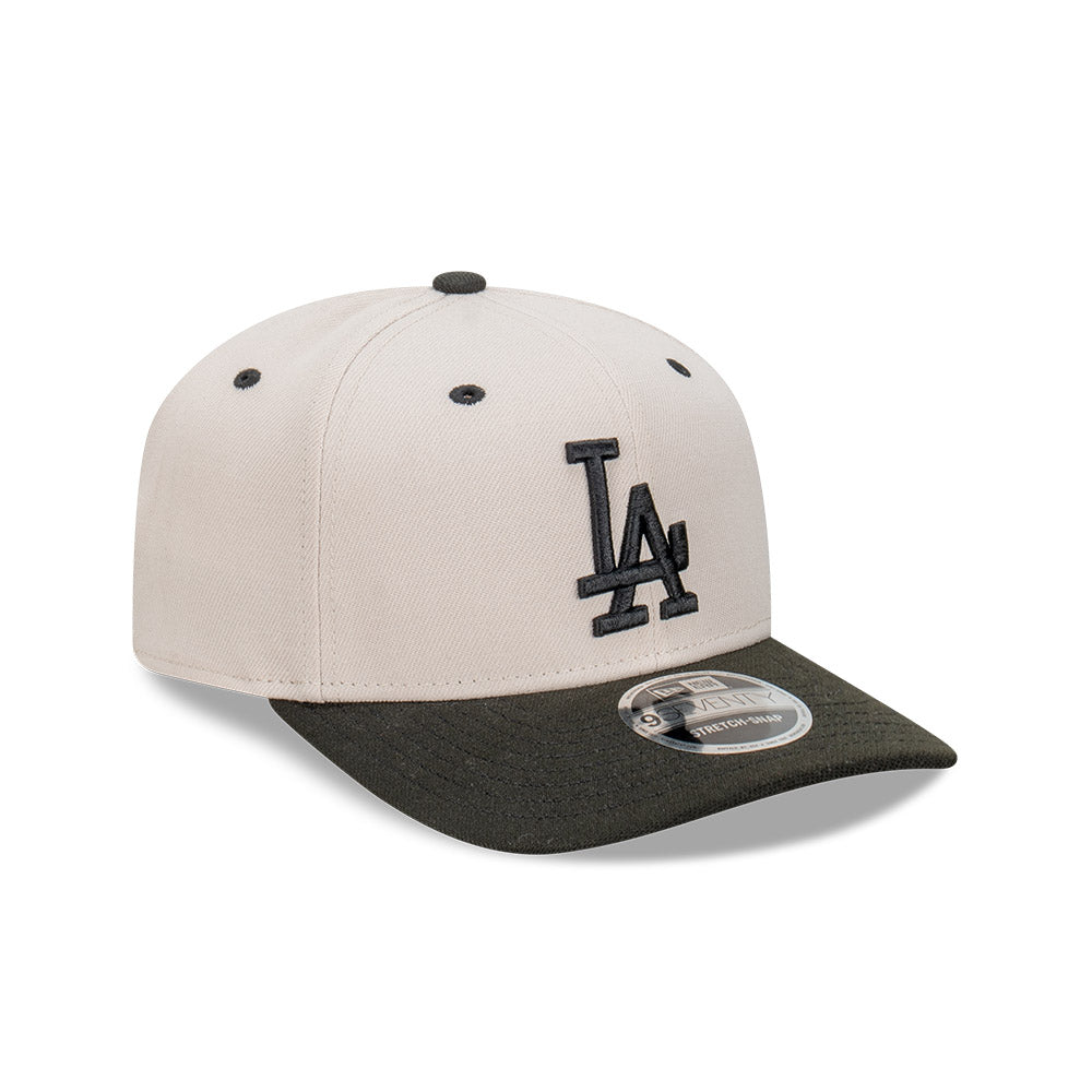 9SEVENTY Los Angeles Dodgers Stone Black 2-Tone Stretch Snapback