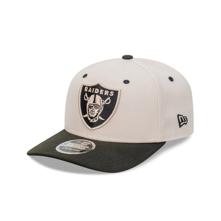 9SEVENTY Las Vegas Raiders Stone Black 2-Tone Stretch Snapback