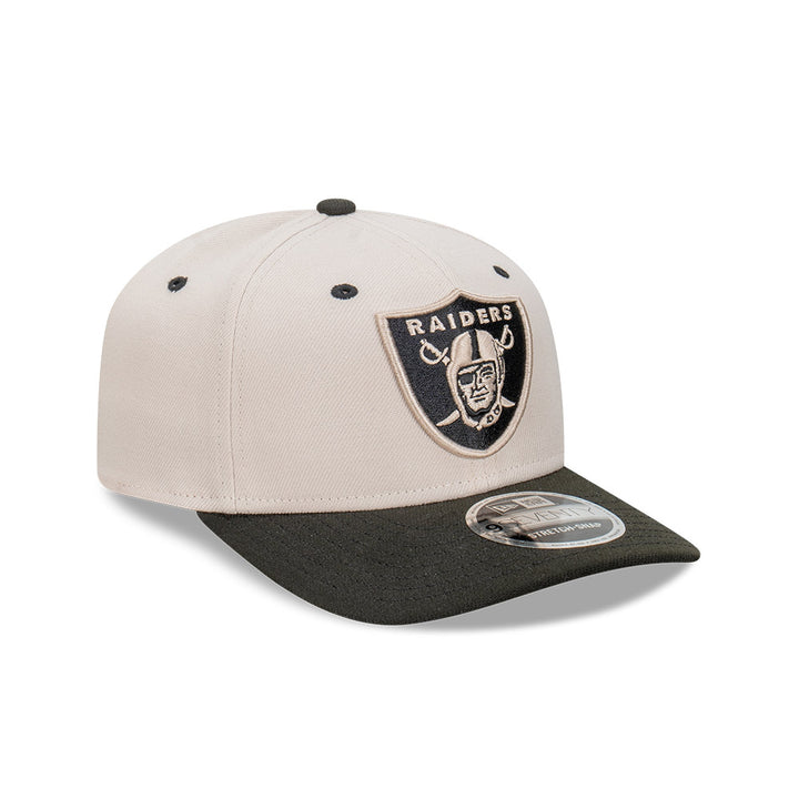 9SEVENTY Las Vegas Raiders Stone Black 2-Tone Stretch Snapback