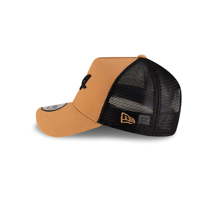 9FORTY E-Frame Trucker Alpine Formula 1 Team Racing Seasonal Dark Beige Snapback