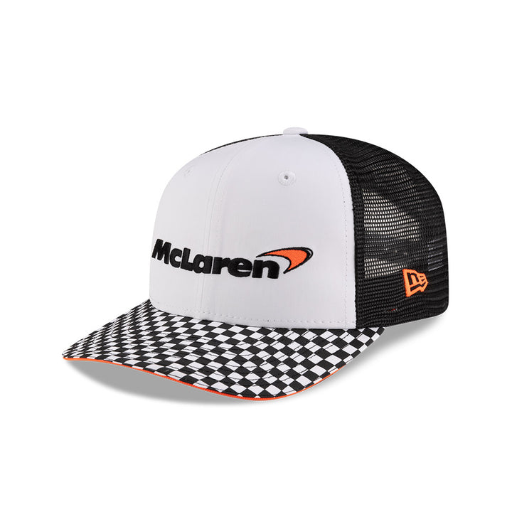 9FIFTY McLaren Formula 1 Team Checkered Visor White Pre-Curve Snapback