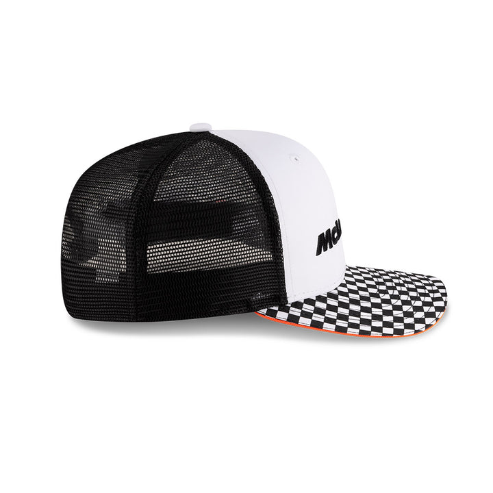 9FIFTY McLaren Formula 1 Team Checkered Visor White Pre-Curve Snapback