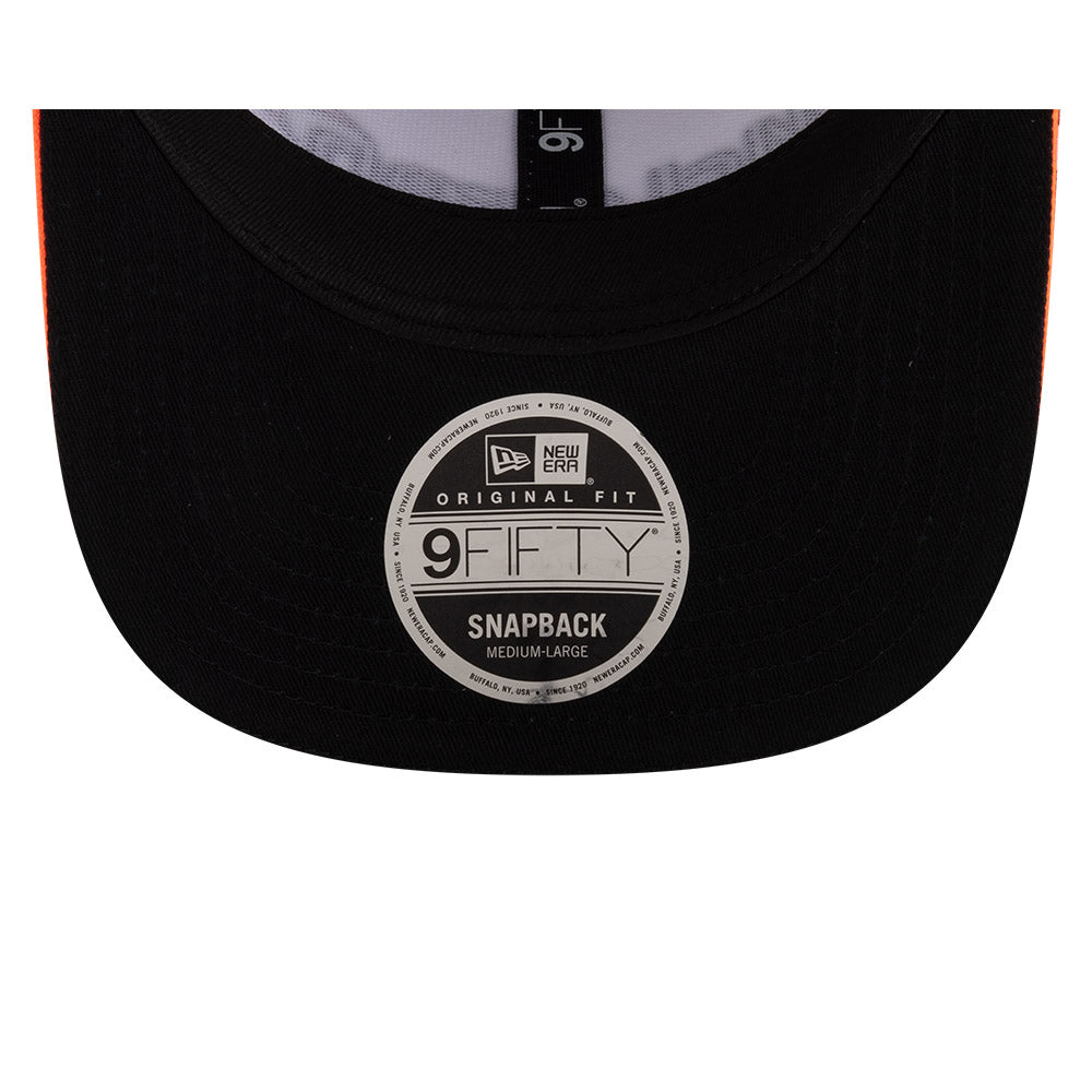 9FIFTY McLaren Formula 1 Team Checkered Visor White Pre-Curve Snapback