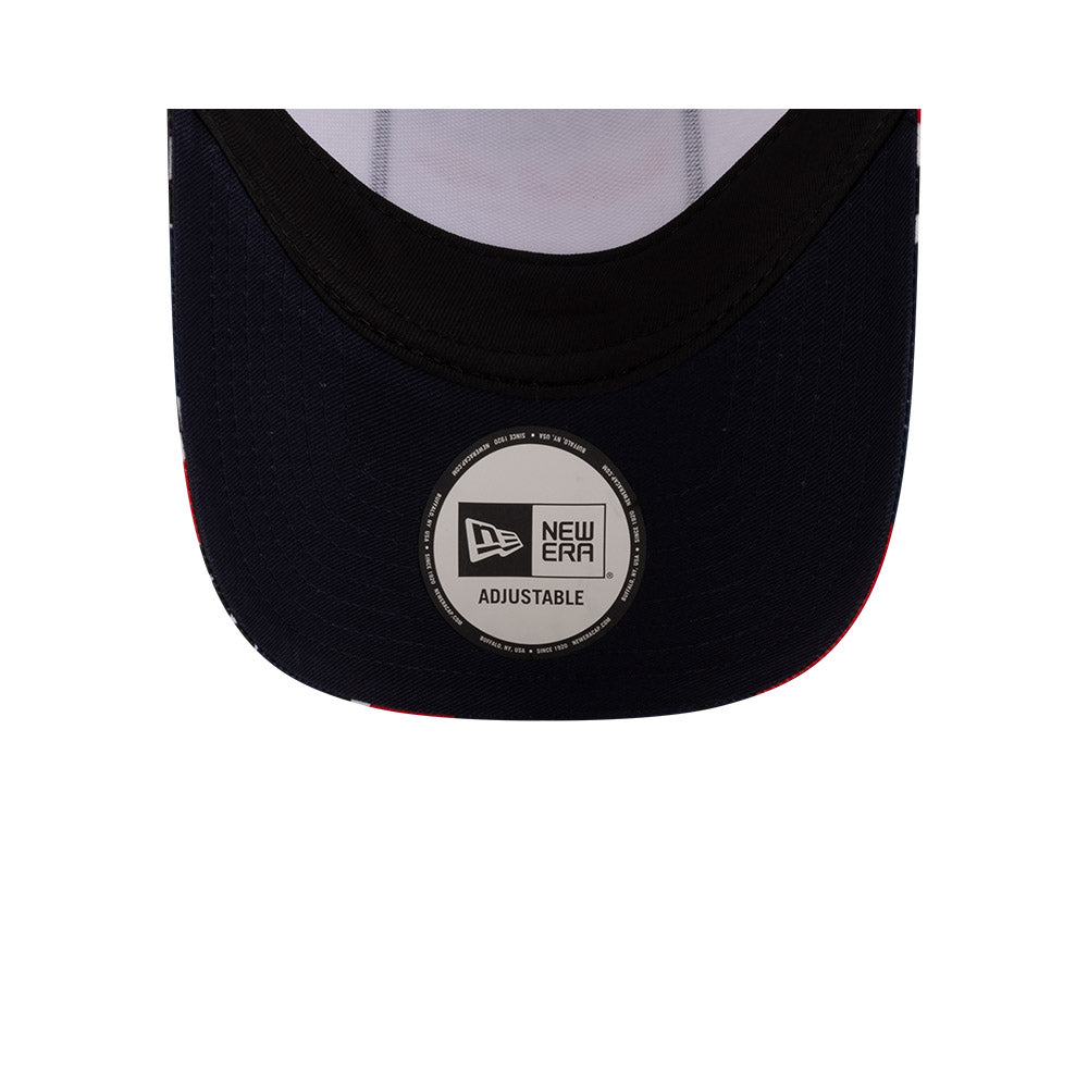 9FORTY E-Frame Trucker Red Bull Formula 1 Team Abstract White Snapback