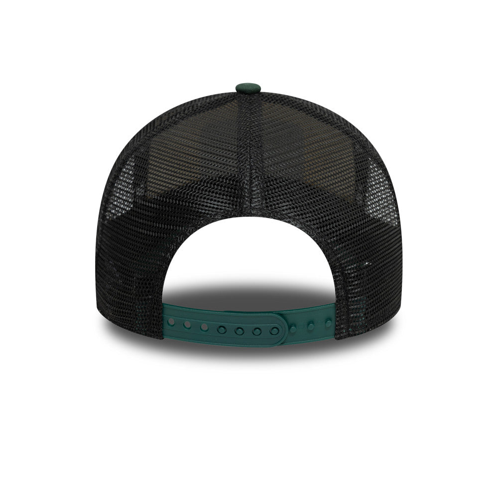 New Era 9FORTY E-Frame Trucker Patch Green Snapback